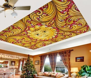 3D Sun Painting I5809 Ceiling WallPaper Murals Wall Print Decal Deco Erin 2023 - Picture 1 of 5