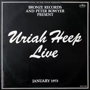URIAH HEEP "URIAH HEEP LIVE" (2 LPS) PREMIUM QUALITY USED LP (VG+/EX) - Picture 1 of 2