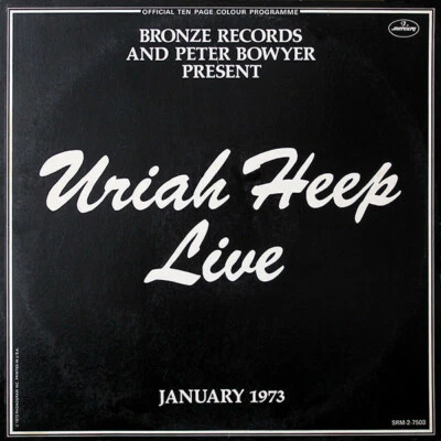 URIAH HEEP "URIAH HEEP LIVE" (2 LPS) PREMIUM QUALITY USED LP (VG+/EX) - Image 1 of 2