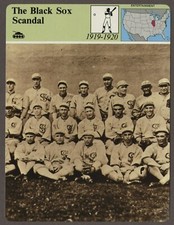 The Black Sox Scandal Story of America Sports Baseball History Card