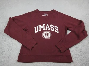 UMass Minutemen Sweater Womens Adult Small Red Reverse Weave Champion - Picture 1 of 10