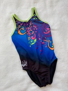 Camiseta sin mangas Aly Raisman GK ELITE Leotardo de gimnasia “COLOR ME TRUST” OMBRÉ Talla: CS - Imagen 1 de 7