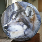 1 pc Spare Tire Wheel Soft Cover With 3D Wolf For Jeep Toyota Ford 29" 30" 31"