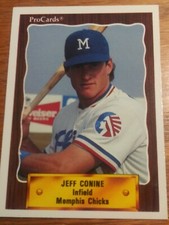  1990 Memphis Chicks ProCards #1017 Jeff Conine very rare