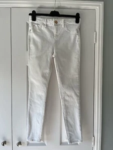 River Island White Women's Skinny Jeans UK 10 S - Picture 1 of 3