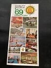 1969 Quality Motels Directory Flyer Brochure Booklet