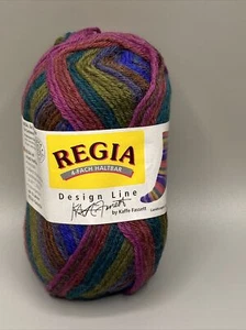 Regia Yarn Skein Variagated  Twilight Jewel Tone DESIGN LINE Retired 4-Fadig 50g - Picture 1 of 5