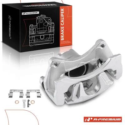 Disc Brake Caliper w/ Bracket Front Driver for Mitsubishi Lancer Outlander RVR - Image 1 of 4