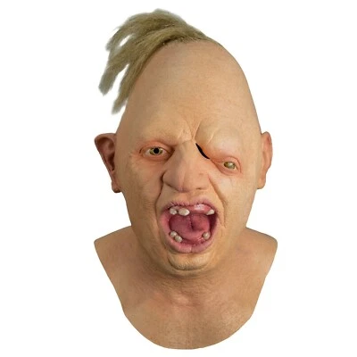 LICENSED SLOTH from The Goonies Full Head Latex Movie Character Mask W/ Hair NEW - Image 1 of 4