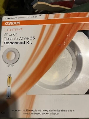 Osram Sylvania Lightify LED Smart Connected Light Tunable White 65W Recessed NEW - Image 1 of 4