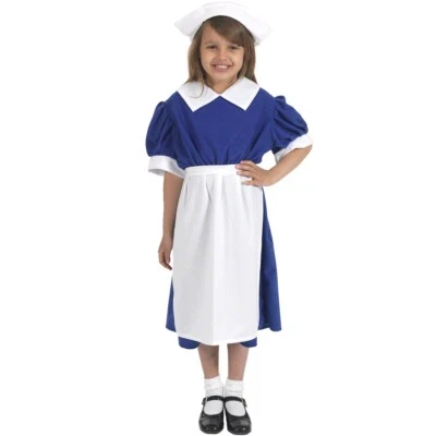 Charlie Crow Crianças Enfermeira Fantasia Vestido Fantasia 140cm Idade 7 a 9 - Imagem 1 de 3