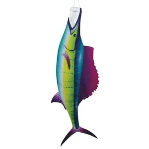 18" x 50" SAILFISH FISH windsock wind garden décor – In the Breeze 5159 - Picture 1 of 3