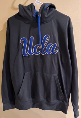 VINTAGE UCLA Hoodie Mens Medium Blue Gray Pullover Sweatshirt Bruins Stadium - Image 1 of 4