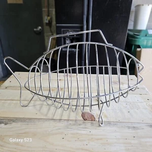 Eames Weinberg Era Chrome Wirework Fish Magazine Rack - Picture 1 of 4