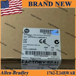 New Factory Sealed AB 1762-L24BWAR SER C MicroLogix 1200 24 Point Controller - Picture 1 of 4