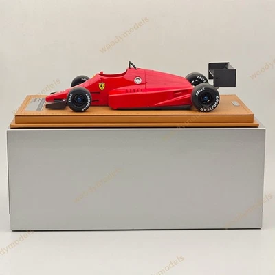 Tecnomodel 1/18 Ferrari F1 F637 INDY #0 TEST DRIVE FIORANO 1986 Red Resin Model - Image 1 of 4