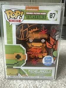 Funko TMNT Michelangelo Signed By Kevin Eastman COA Attached - Picture 1 of 4