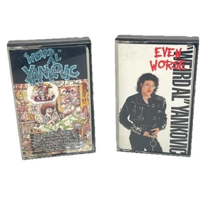 “Weird Al” Yankovic Cassette Tape Lot of 2 Self Titled 1983 & Even Worse 1988 - Picture 1 of 14