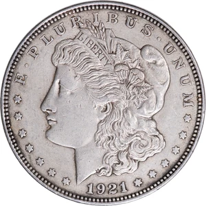 1921 $1 Morgan Silver Dollar - Picture 1 of 2