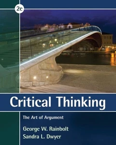 Critical Thinking, The Art of Argument (2nd edition). Very good condition. - Picture 1 of 1