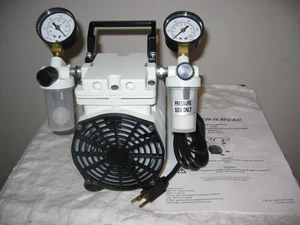 NUOVO Welch 115V 60Hz 3.9A 22 L/min Pompa per vuoto a secco standard 2522B-01 - Foto 1 di 2