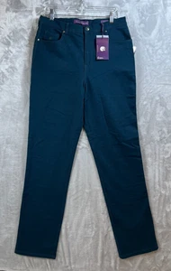 Gloria Vanderbilt Damenjeans Größe 12 Blau Tapered Klassische Passform Schlankmacher Freizeit - Bild 1 von 14