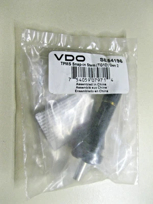 VDO SE54196 TPMS Snap In Stem TPMS Valve, Fits Nissan Models - Image 1 of 3