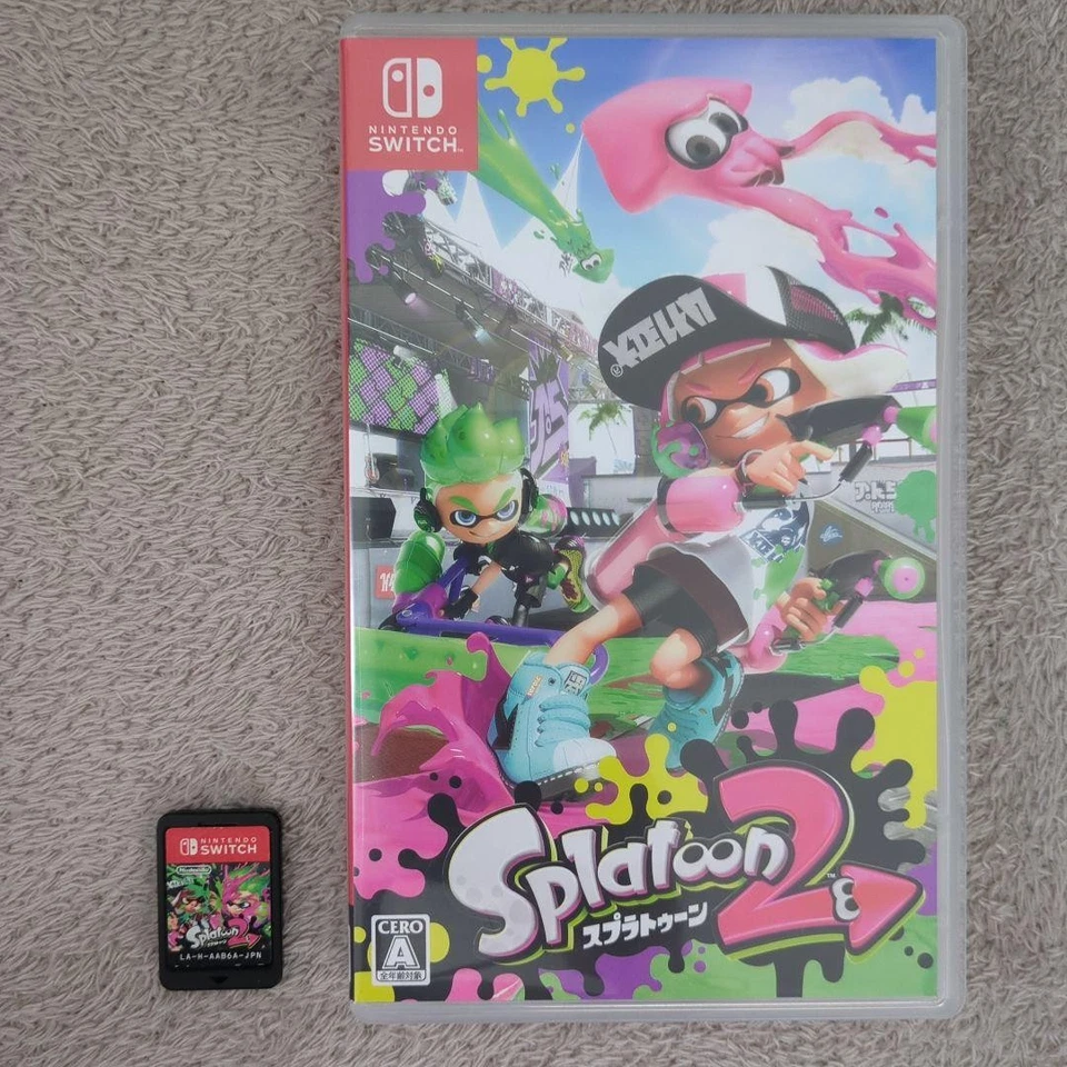 Nintendo Switch Splatoon 2  Video  Game Used Japan Japanese Version - Image 1 of 1
