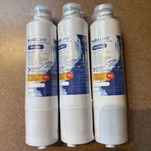 Paquete de 3 cartuchos de filtro de agua para refrigerador Pureline PL-4600 200 galones de repuesto - Imagen 1 de 4