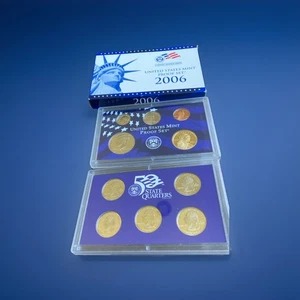 2006 Clad Proof Set U.S. Mint Original Government Packaging OGP COA 10 COINS - Picture 1 of 11