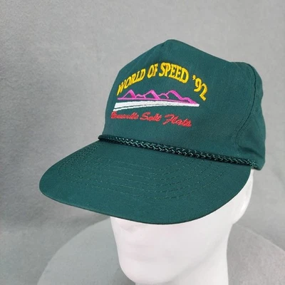 复古 Bonneville 盐平底帽带式速度世界周 1992 犹他州 — 第 1/4 张图片