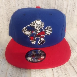 Philadelphia 76ers Snapback Ben Franklin Hat Cap Blue & Red Sixers NBA New Era - Picture 1 of 6