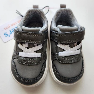 Zapatillas Carter's Just One You Baby Boys Karson First Walker - Gris Talla 3 Foto 1 de 4