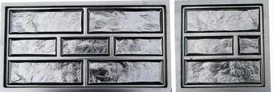 Moule béton mur pierre plâtre carreaux de ciment décoration murale... - Photo 1/4