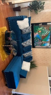 Sapphire Melon Sectional - Image 1 of 2