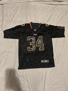 Camiseta deportiva cosida Walter Payton Chicago Bears Nike rara edición negra (44/M) - Imagen 1 de 9