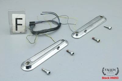 2003 Harley Road King KODLIN Front Turn Signal Set LEGIT ELYPSE 2-1 LED #4093 - Image 1 of 4