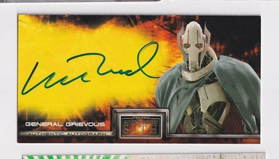 2005 Star Wars Revenge of the Sith 3D Widevision Matthew Wood Autograph Card  - Image 1 of 2