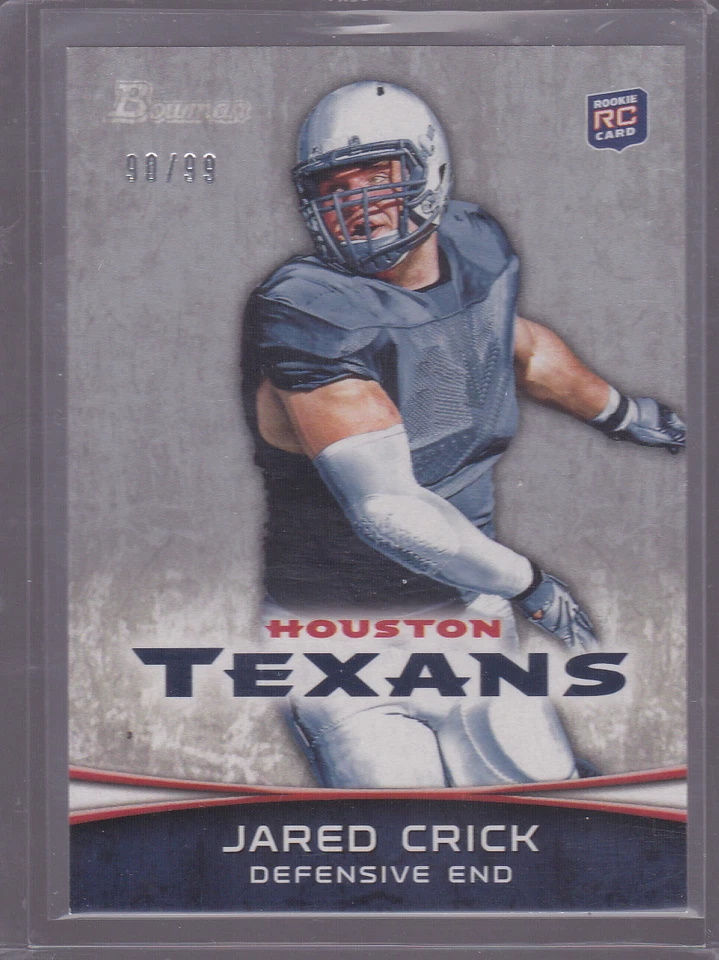 2012 Bowman Silver #144 Jared Crick 90/99 - Image 1 of 1