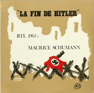 "MAURICE SCHUMANN (RTL 1965)" La fin de Hitler (LP 33 tours français) MINT - Picture 1 of 2