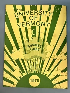 Vintage University of Vermont Summer Times volumen 2 marzo 1978 número 3 - Imagen 1 de 9