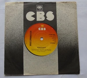 Bruce Springsteen Born To Run Single 7" UK original 1975 S CBS 3661 mint disc - Imagen 1 de 2