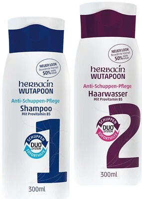 HERBACIN COSMETICS HERBACIN WUTAPOON HAARWASSER UND WUTAPOON SHAMPOO / 2er SET