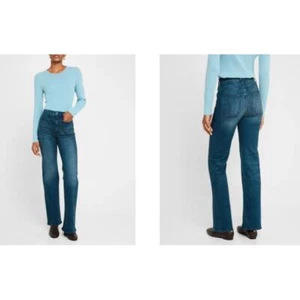 Veronica Beard Damen Crosbie Wide LEg Loafer Jeans Gr. 30 Neu mit Etikett 298 blau - Bild 1 von 3
