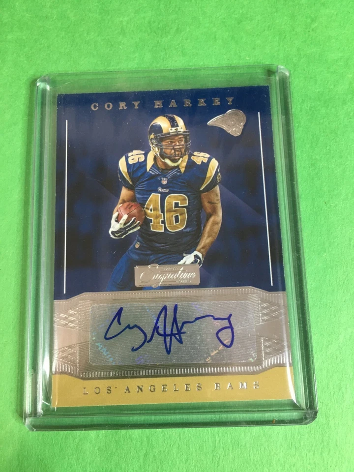F165,038  2016 Donruss Signature Series #24 Cory Harkey Los Angeles Rams - Image 1 of 1