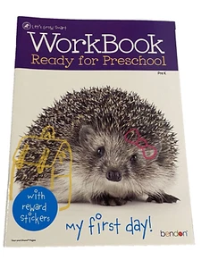 lets grow smart work book ready for preschool pre K stickers bendon school - Picture 1 of 2
