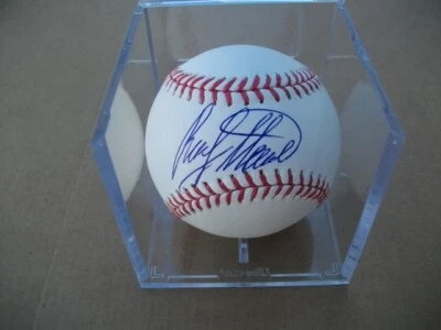 RUSTY STAUB SIGNED OFFICIAL MAJOR LEAGUE BASEBALL NEW YORK METS TRISTAR  COA - Image 1 of 4