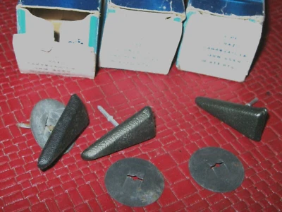 NOS 1969 Ford LTD, Galaxie seat back button ornament, lot of 3 - Image 1 of 2