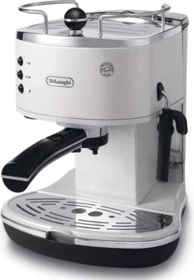De Longhi Macchina Caffè Espresso Manuale cialde/polvere Icona ECO 311.W - Immagine 1 di 4