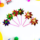 25 Plastic Rainbow Pinwheel Outdoor Playsets DIY Toy